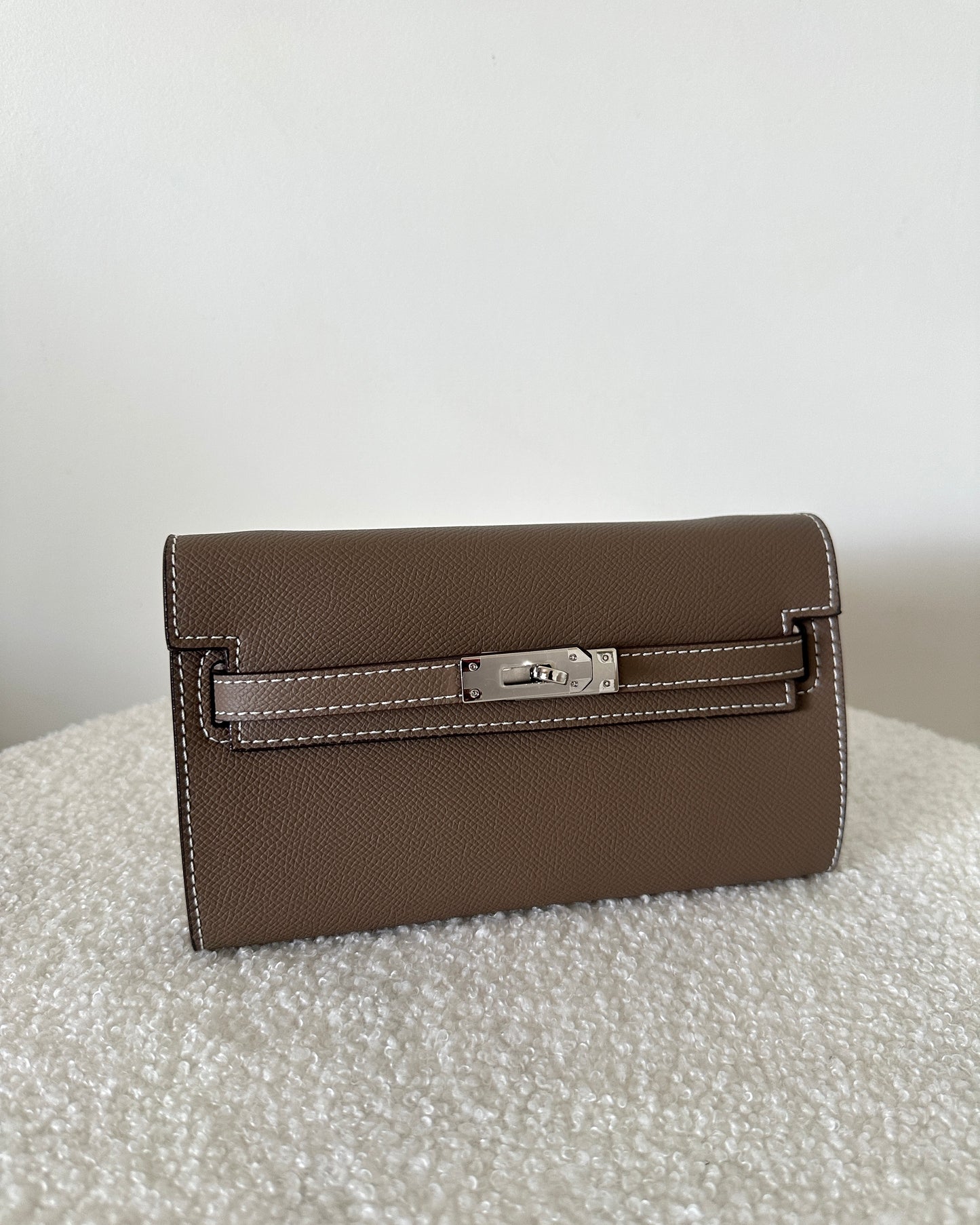 PORTEFEUILLE KELYA (Similicuir) - TAUPE