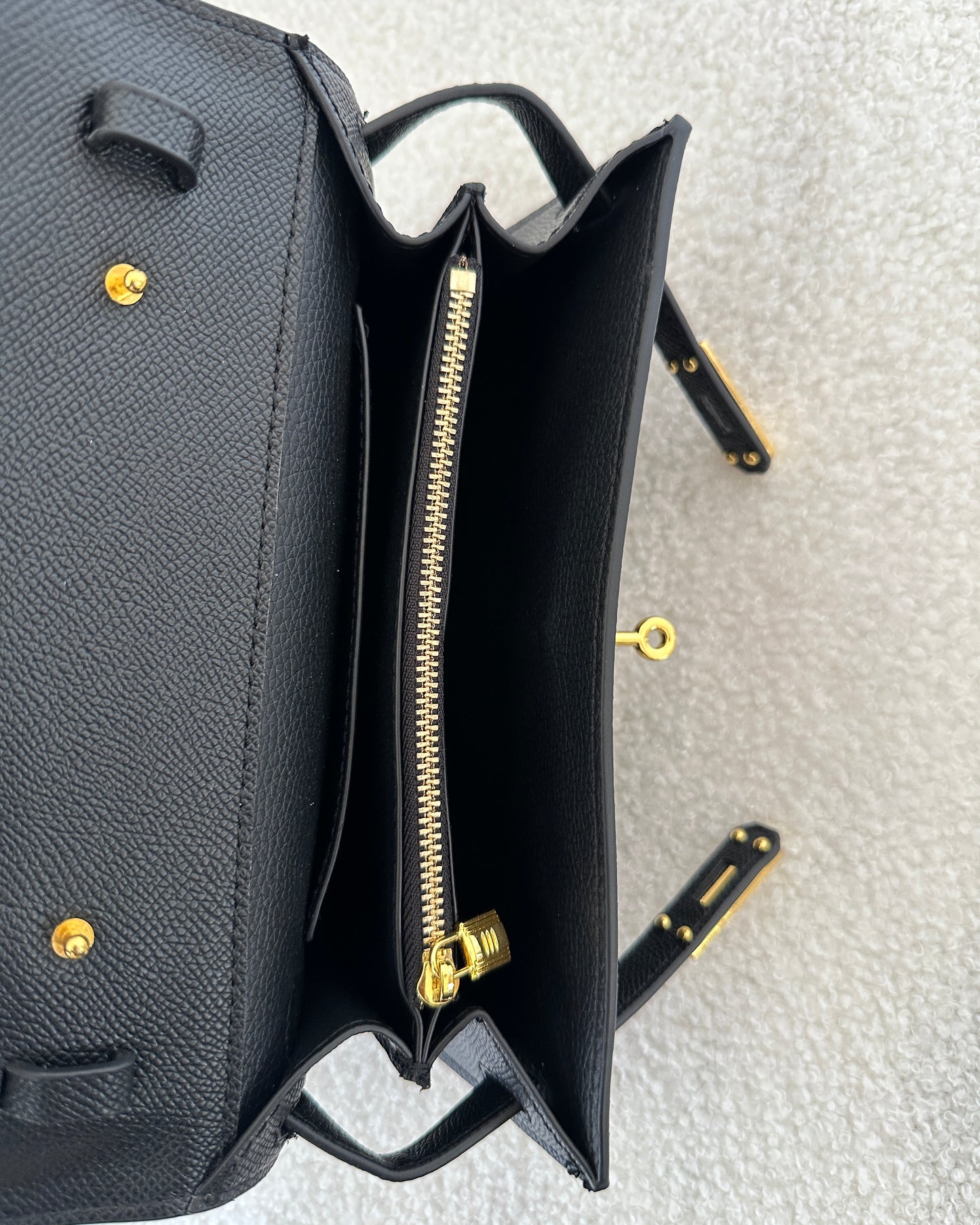 PORTEFEUILLE KELYA (Similicuir) - NOIR