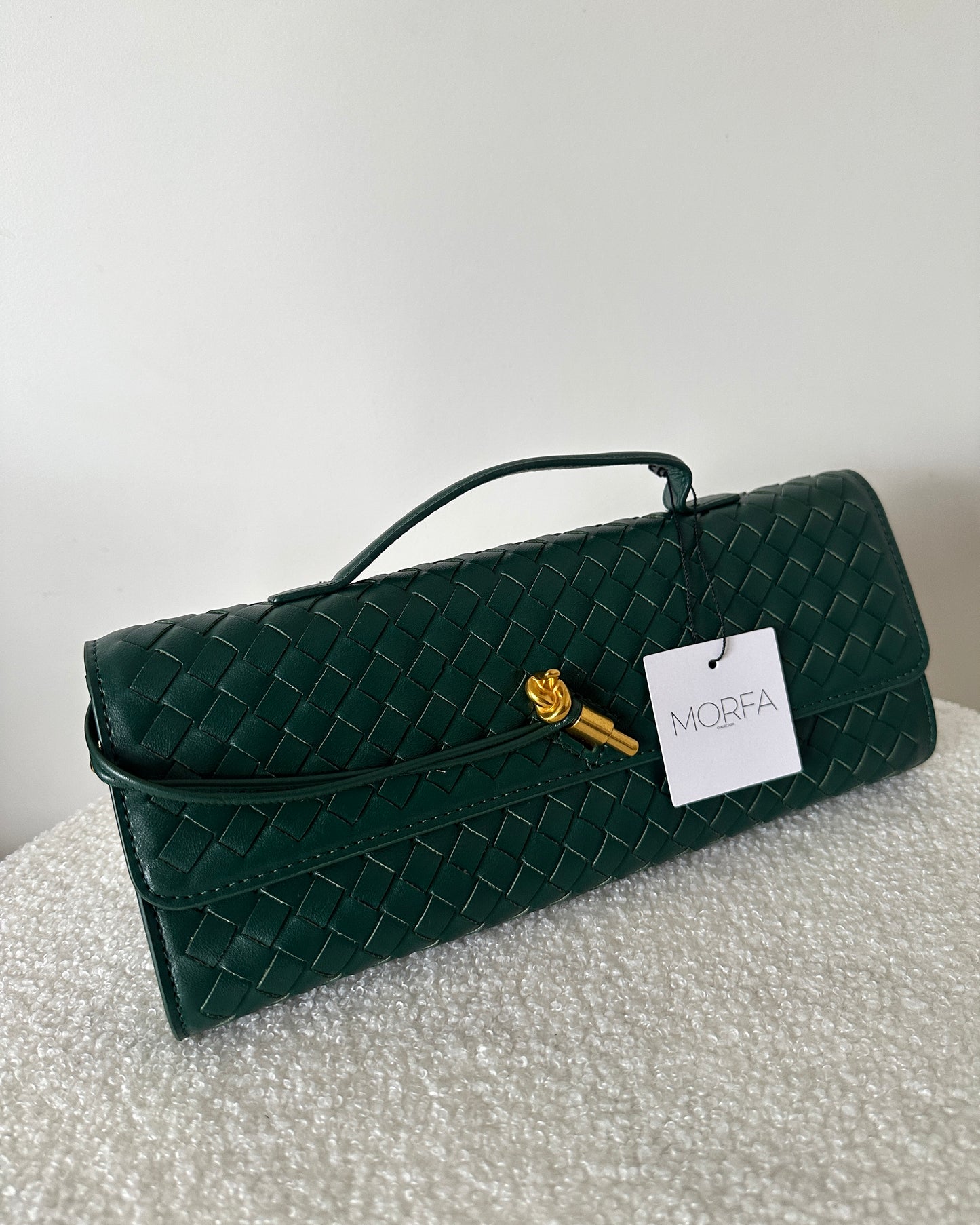 POCHETTE VICTORIA (Similicuir) - VERT ÉMERAUDE