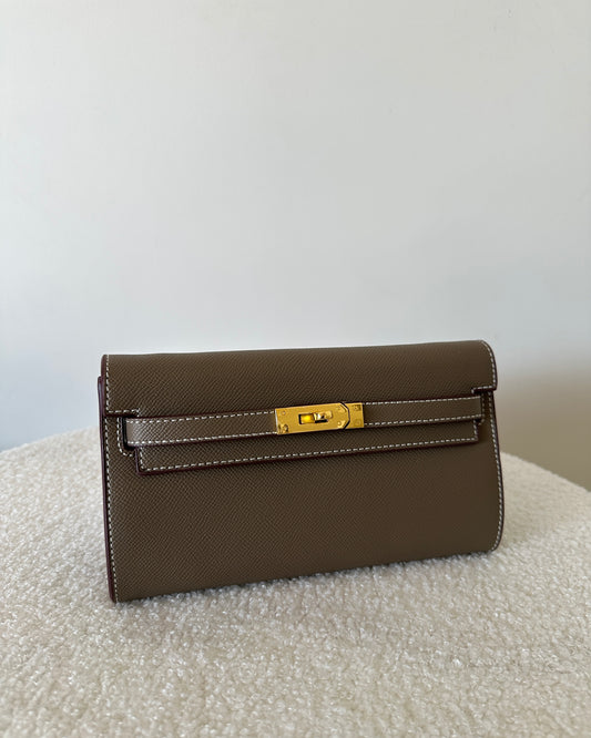 PORTEFEUILLE KELYA (Similicuir) - TAUPE