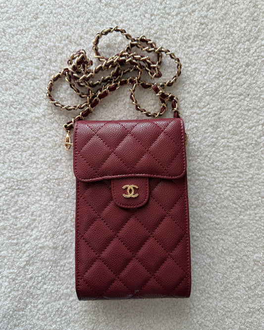 PORTEFEUILLE CC (Cuir) - ROUGE