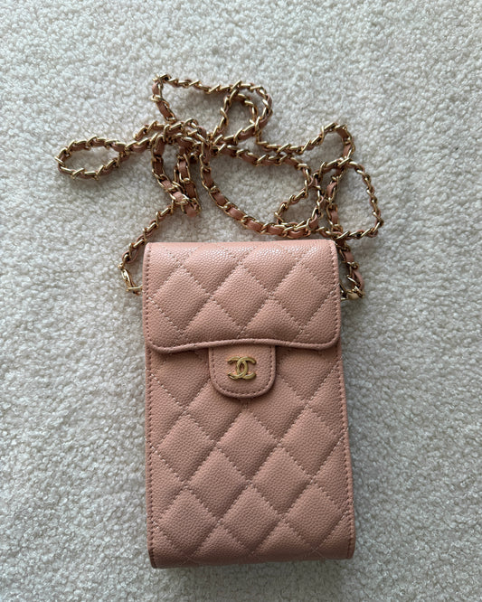 PORTEFEUILLE CC (Cuir) - ROSE