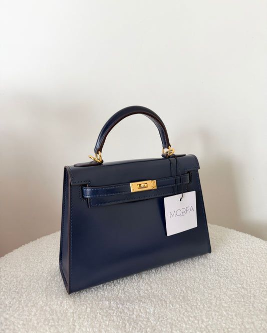 KELYA (Cuir lisse) - BLEU FONCÉ