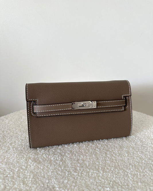 PORTEFEUILLE KELYA (Similicuir) - TAUPE