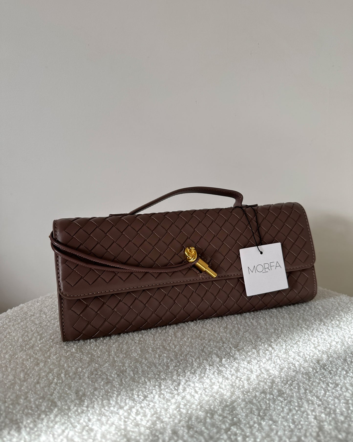 POCHETTE VICTORIA (Similicuir) - TAUPE
