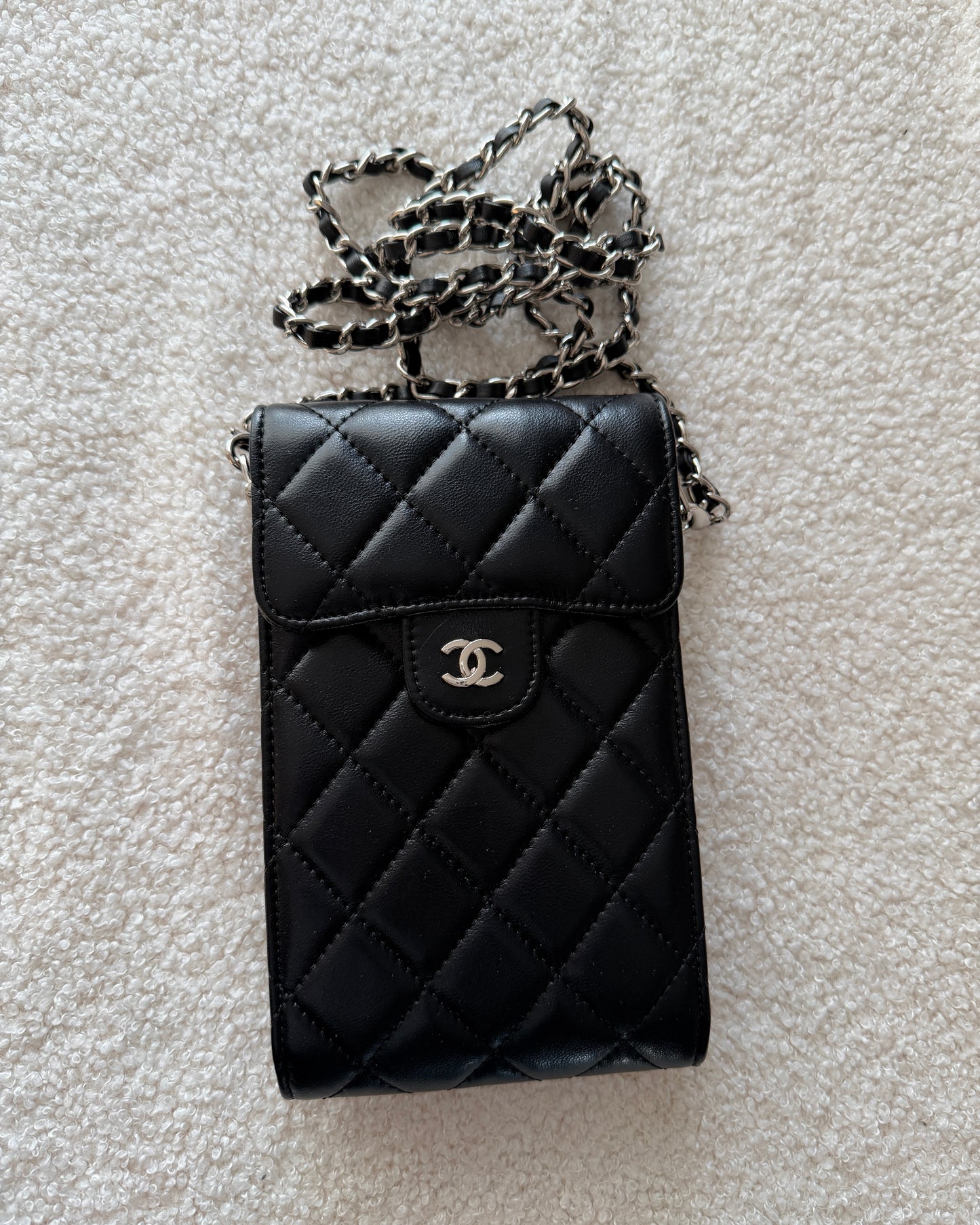 PORTEFEUILLE CC (Cuir) - NOIR