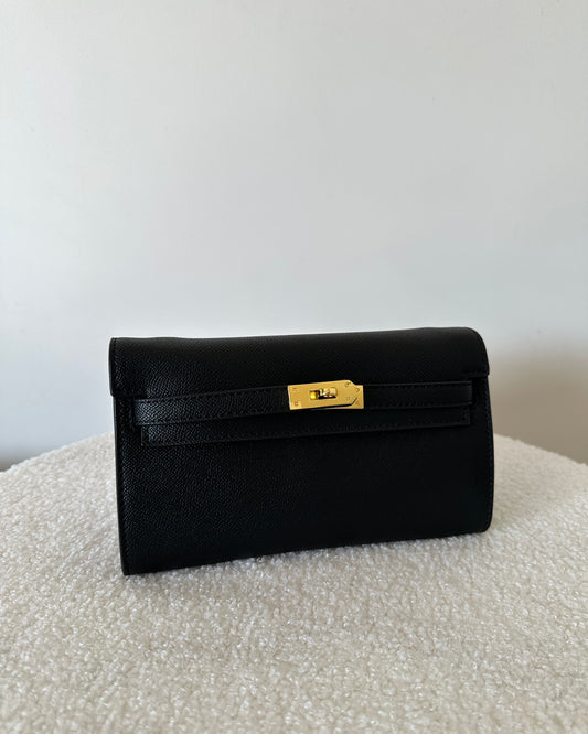 PORTEFEUILLE KELYA (Similicuir) - NOIR