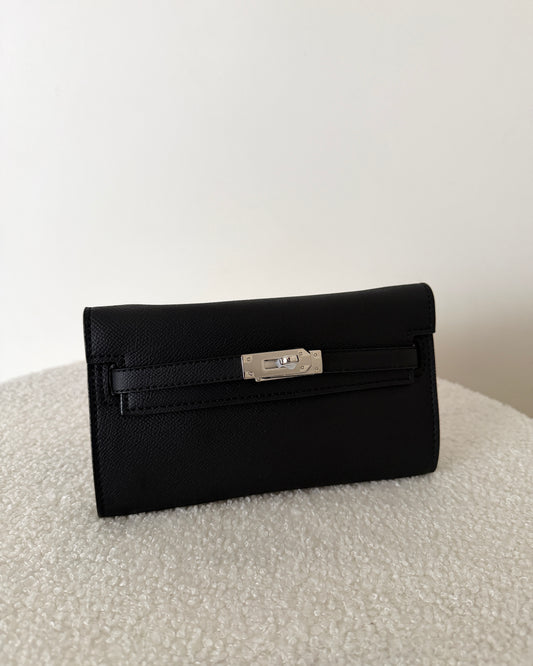 PORTEFEUILLE KELYA (Similicuir) - NOIR